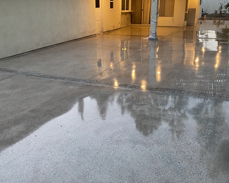 Concrete Floor Refinishing Project